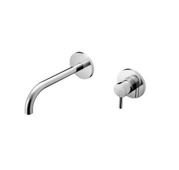 HOTBATH LADDY 2 GATS INBOUW WASTAFELKRAAN SET CHROOM, Ophalen of Verzenden, Nieuw, Chroom