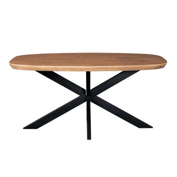 Eettafel Madison Natural | 160 cm | Deens ovaal | Starfurn, Ophalen of Verzenden, Nieuw