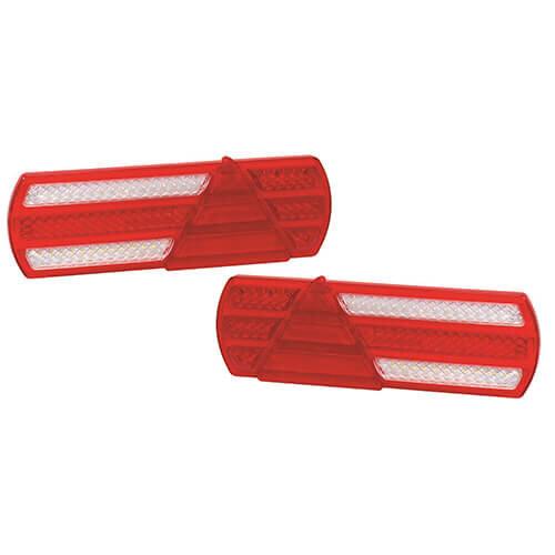Slimline Trailer lamp  | 12-24v | (EU390LR2) Twin Pack, Auto diversen, Aanhangwagen-onderdelen, Verzenden