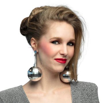 Oorbellen Discobal Zilver, Ophalen of Verzenden, Nieuw
