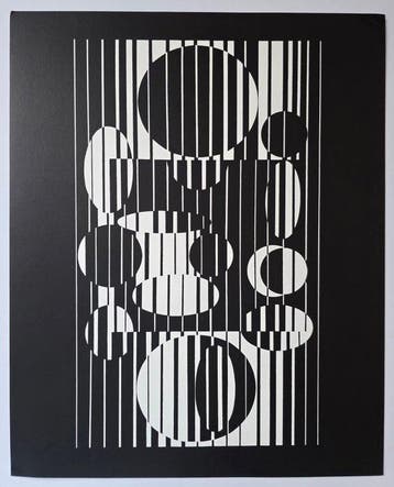 Victor Vasarely (1906-1997) - Iaca, 1955-57. Tirage rare et