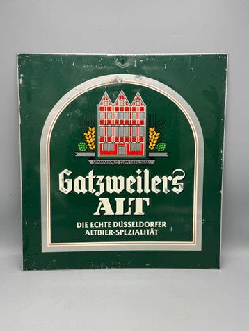 Authentiek Gotzweiler’s Alt reclamebord - reclamebord -