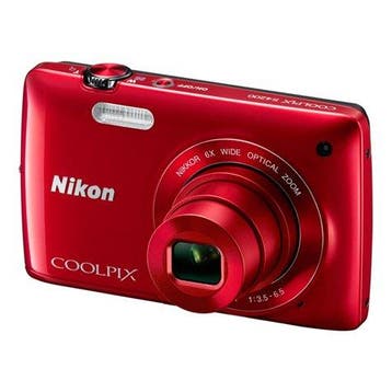 Nikon Coolpix S4200 Digitale Compact Camera - Rood, Verzenden, Zo goed als nieuw