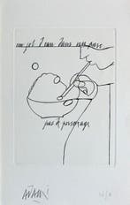 Valerio Adami (1935) - Un jet deau - Eau-forte originale