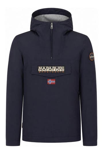 Napapijri Jas Jongens in maat 152 Blauw, Verzenden, Zo goed als nieuw, Napapijri, Jongen of Meisje