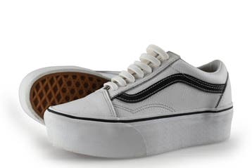 Vans Sneakers Meisjes in maat 34½ Wit, Jongen of Meisje, Schoenen, Zo goed als nieuw, Vans