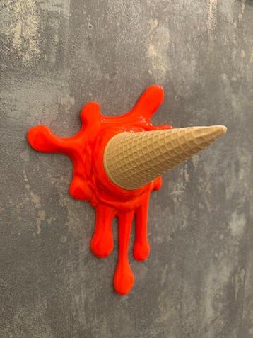 KIRAS - SPLASH! ARANCIONE fluo - VERSIONE 29CM