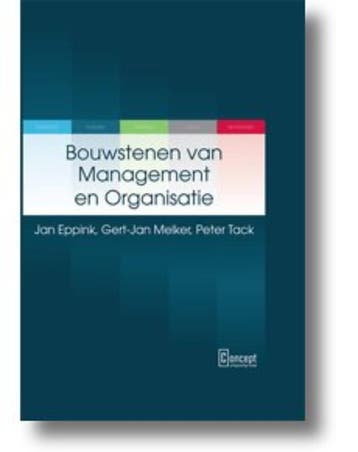 Bouwstenen van management en organisatie 9789081681001, Zo goed als nieuw