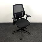 Zwarte Bureaustoel - Mesh Rugleuning, Gebruikt, Zwart, Ophalen of Verzenden, Bureaustoel