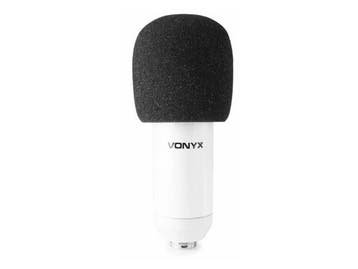 Veiling -  Vonyx CM300W USB studio condensator microfoon - W, Nieuw