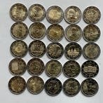 Europa. 2 Euro Various Years (25 munten) (Zonder, Postzegels en Munten