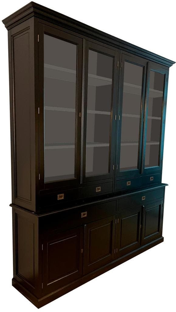 Buffetkast Didam zwart - grijs 240 x 260cm, Huis en Inrichting, Kasten | Buffetkasten, Ophalen of Verzenden