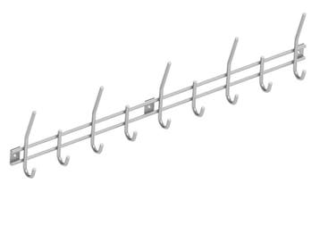 Intersteel garderobe 9 haken rvs, Verzenden, Nieuw