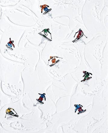 Anita Csapó - “Carnival of Skiers and Snowboarders”