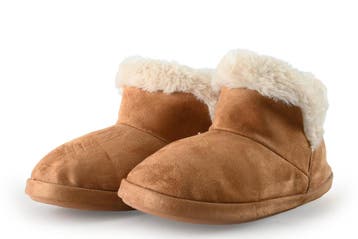 Torfs Pantoffels in maat 41 Cognac, Overige kleuren, Torfs, Verzenden, Zo goed als nieuw