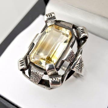 Zilver - Ring - Art Deco circa jaren ’40