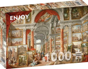 Giovanni Panini - Views of Modern Rome Puzzel (1000 stukjes), Verzenden, Nieuw