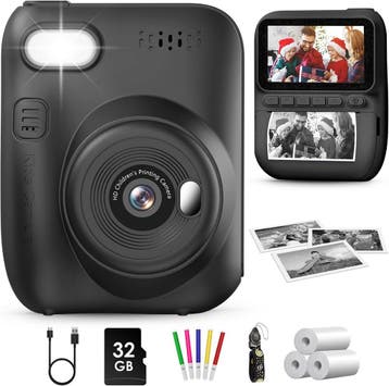 Instant Camera Speelgoed | 1080P HD | 40% Korting, Kinderen en Baby's, Speelgoed | Educatief en Creatief, Ophalen of Verzenden