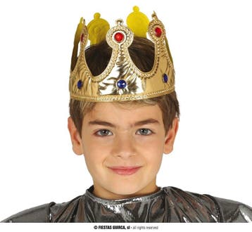 Gouden Kinderkroon Koning, Kleding | Dames, Ophalen of Verzenden, Nieuw