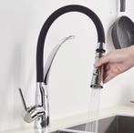 Uittrekbare Keukenkraan Geborsteld Nikkel – 360° Draaibaar, Verzenden, Nieuw