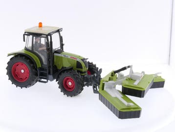 Schaal 1:32 SIKU 7605 Claas Ares 697 ATZ + 2265 - Claas g..., Ophalen of Verzenden, Zo goed als nieuw, SIKU