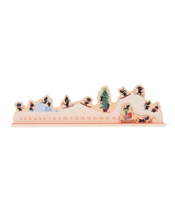 HEMA Takkie en Siepie kerst aftelkalender hout, Diversen, Verzenden, Nieuw
