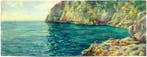 Antonino Leto (1844–1913) - Paesaggio marino, Capri