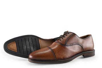 Manfield Veterschoenen in maat 42 Cognac, Manfield, Overige kleuren, Verzenden, Zo goed als nieuw