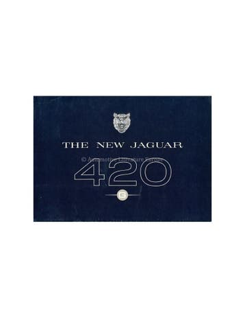 1967 JAGUAR 420 G BROCHURE ENGELS, Nieuw, Author