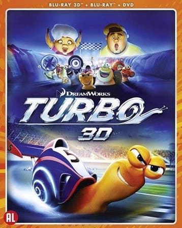 Turbo 3D 2D en dvd (blu-ray nieuw), Cd's en Dvd's, Ophalen of Verzenden, Nieuw in verpakking