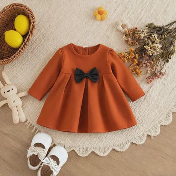 Schattige Baby Meisjes Jas - Wolmix met Strik - Herfst/Winte, Verzenden, Nieuw