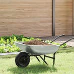 vidaXL Vervanging voor kruiwagenlade Zilver 80 x 60 x 25 cm, Tuin en Terras, Verzenden, Nieuw