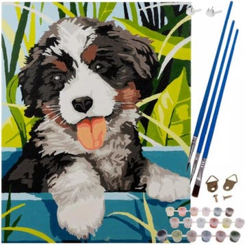 Maaleo Schilderen op Nummer: Creëer je Eigen Honden Kunst.., Hobby en Vrije tijd, Schilderen, Ophalen of Verzenden, Nieuw