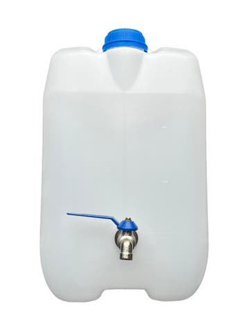 Waterkan Met Metalen Tapkraan - 20  Liter - Water Container, Ophalen of Verzenden
