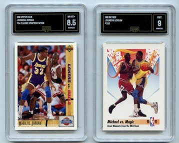 Upper Deck & Skybox - Lot of 2 - 1991 - Jordan vs Magic -, Verzamelen, Nieuw