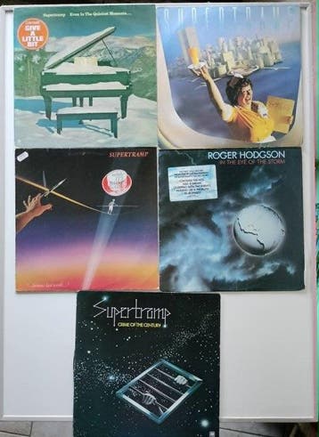 Supertramp & Related - 5 Albums - Diverse titels - LP albums, Nieuw in verpakking