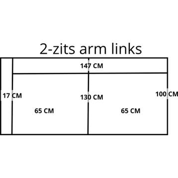 Leren elementenbank Match - element 3 zits zonder arm -, Industrieel, Modern, Scandinavisch, 150 tot 200 cm, Nieuw, Ophalen of Verzenden