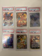 Pokémon - 6 Graded card - Eevee, Team Rockets Weezing Foil,, Nieuw