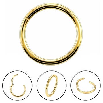 Fako Bijoux - Chirurgisch Stalen Ring Piercing - Diameter, Verzenden, Nieuw