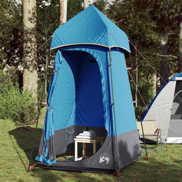 vidaXL Toilettent waterdicht blauw, Caravans en Kamperen, Verzenden, Nieuw, Tot en met 2
