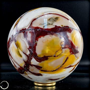 Zeldzame natuurlijke topkwaliteit mookaïet Sphere- 3396.71 g