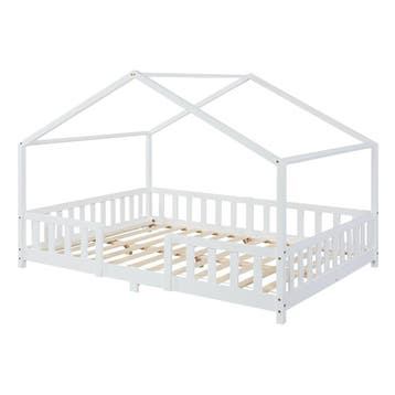 [en.casa] Kinderbed Treviolo met uitvalbeveiliging 120x200 c, Verzenden, Nieuw