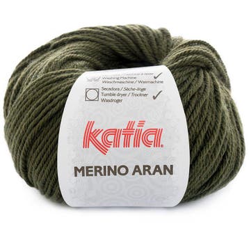 Katia Merino Aran - 48 bosgroen - Merinogaren, Ophalen of Verzenden, Nieuw