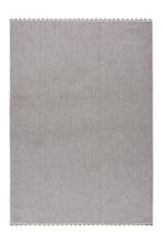 Laagpolig Vloerkleed | Tunis | Effen | Zilver | 160x230 cm, Huis en Inrichting, Verzenden, Nieuw