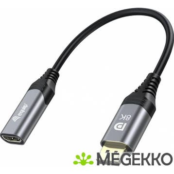 Equip 133446 video kabel adapter 0,15 m DisplayPort HDMI, Verzenden, Nieuw