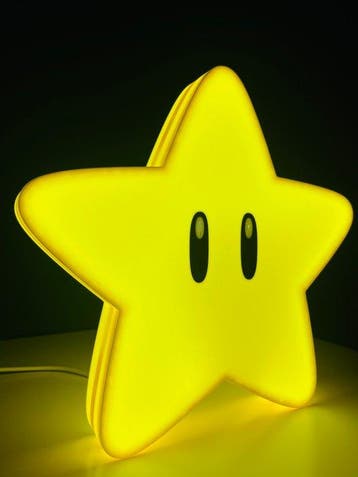 Tafellamp - Plastic - Star super mario, Nieuw