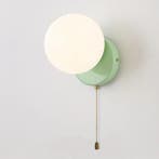 Scandinavische Wandlamp LED Wit Glas Minimalistisch, Huis en Inrichting, Lampen | Wandlampen, Verzenden, Nieuw