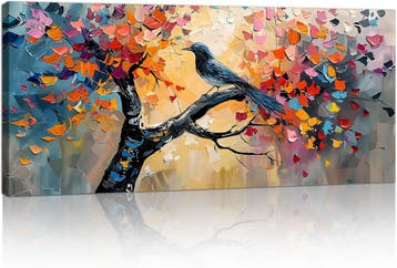 Canvas Muurkunst 120x50cm - Retourdeal 35% Korting, Huis en Inrichting, Ophalen of Verzenden, Nieuw, 100 tot 125 cm, Schilderij