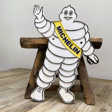 Michelin, Wall sign - Mascotte - Gietijzer