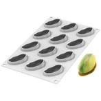 Silikomart Siliconen Bakvorm Pistache (12x) 6,2cm + Cutter, Verzenden, Nieuw